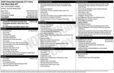 2023 Chevrolet Colorado Z71