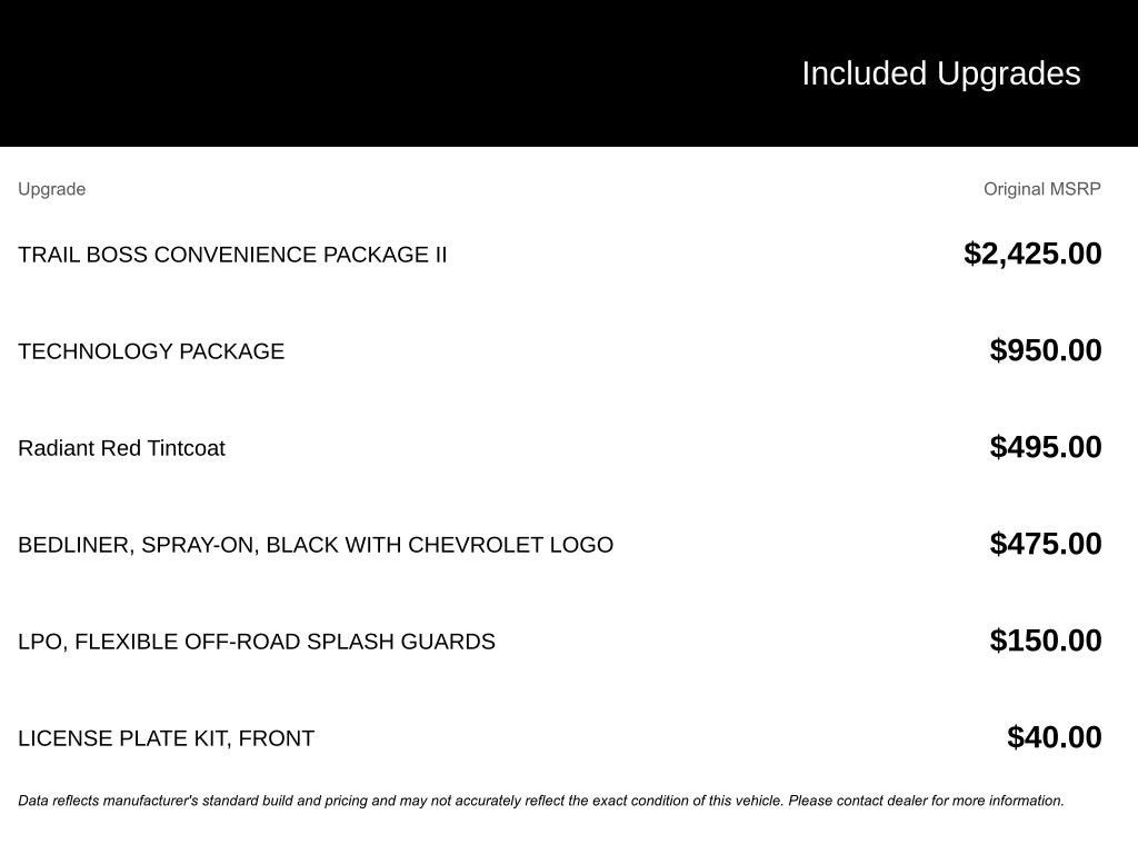 2026 Chevrolet Colorado Trail Boss