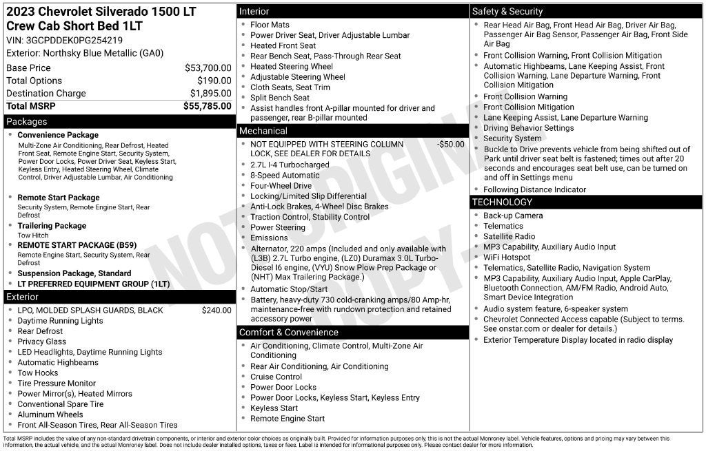 2023 Chevrolet Silverado 1500 LT