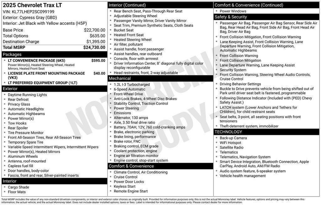 2025 Chevrolet Trax LT