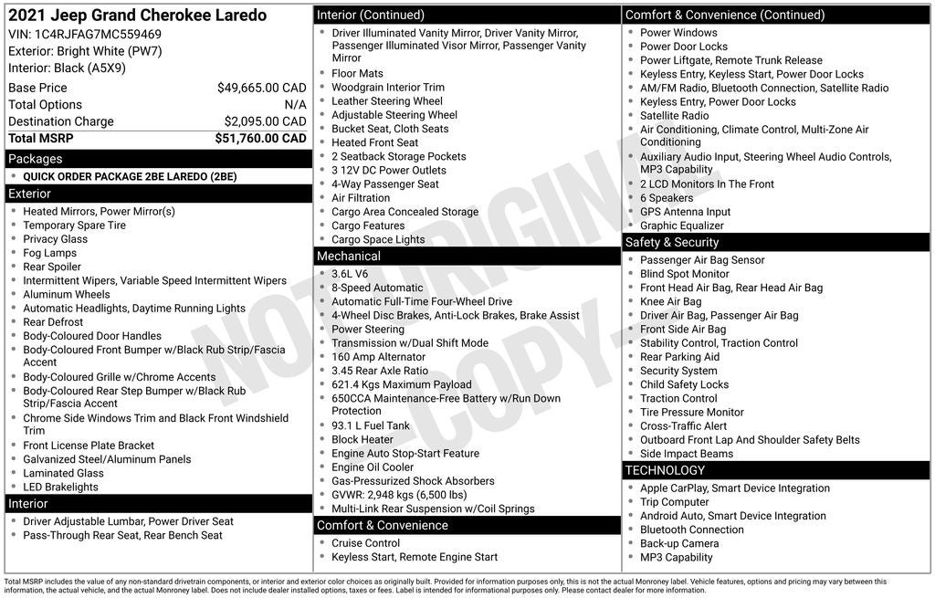 2021 Jeep Grand Cherokee Laredo