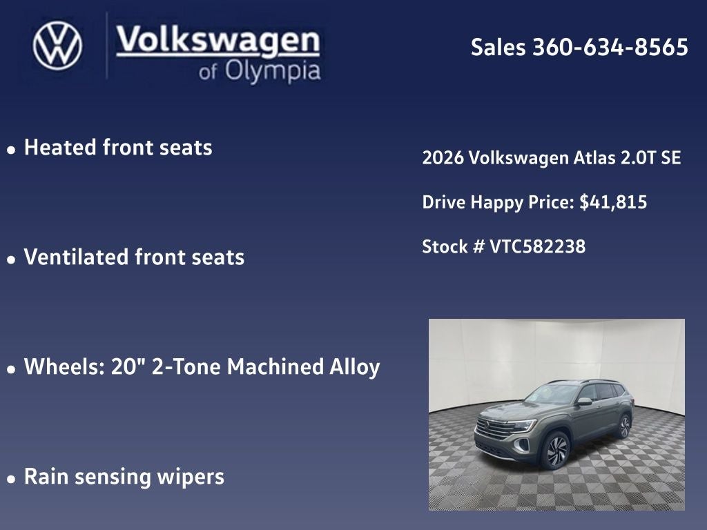 2026 Volkswagen Atlas SE w/Technology