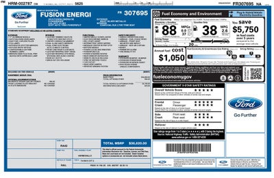 2015 Ford Fusion Energi SE Luxury