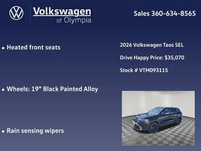 2026 Volkswagen Taos 1.5T SEL