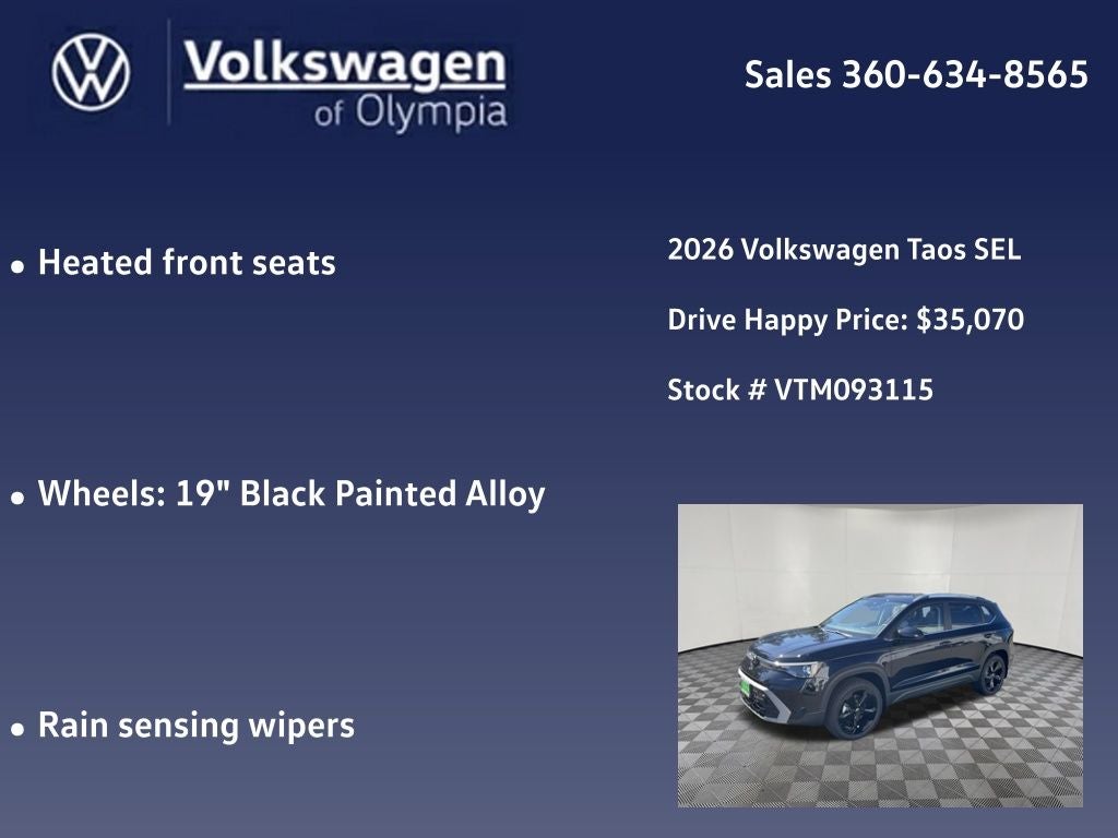 2026 Volkswagen Taos 1.5T SEL