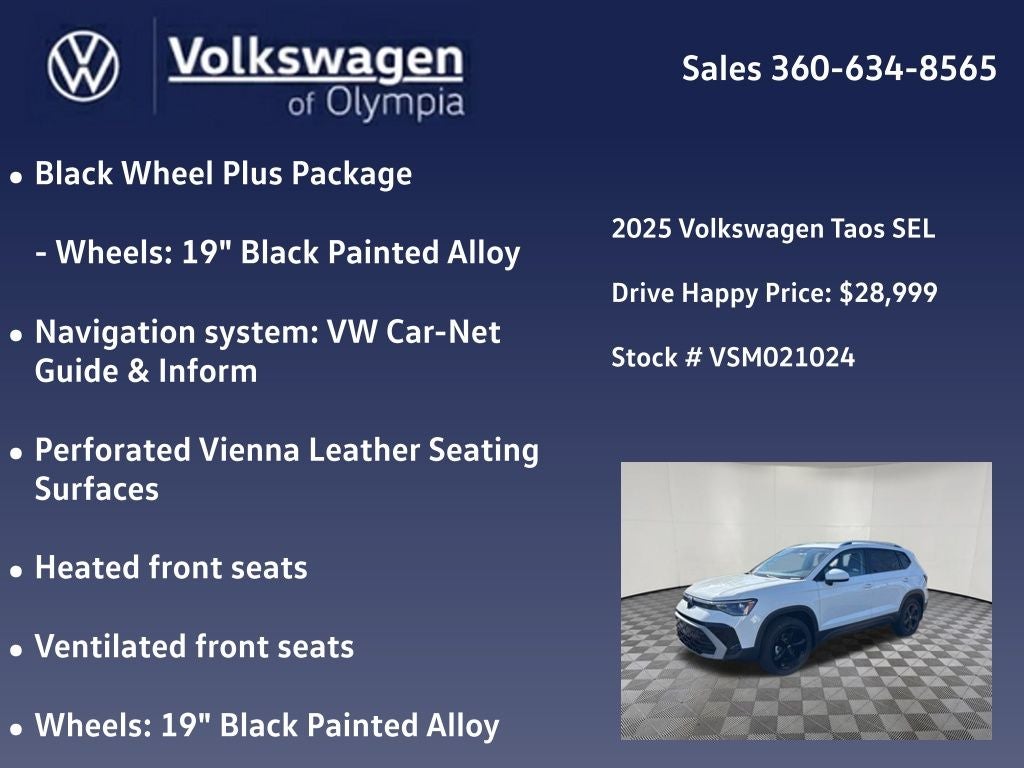 2025 Volkswagen Taos 1.5T SEL