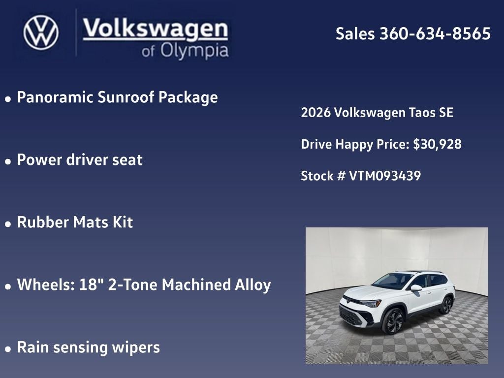 2026 Volkswagen Taos 1.5T SE