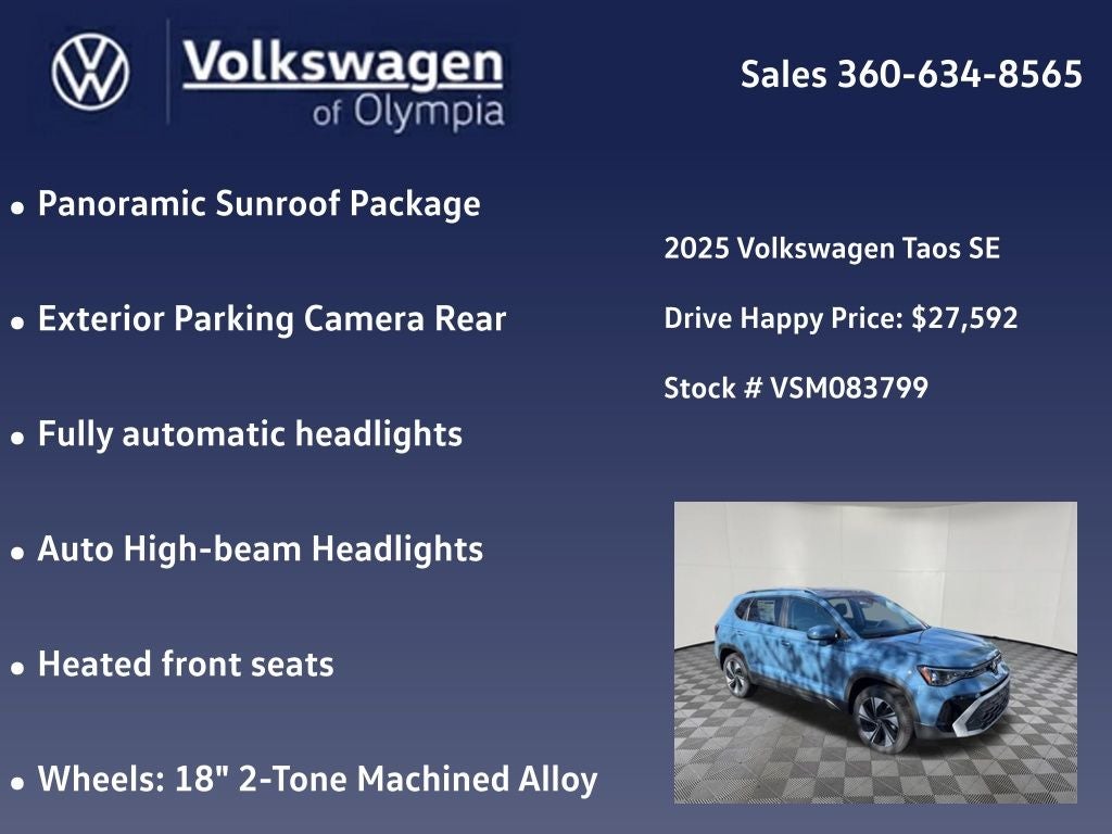 2025 Volkswagen Taos 1.5T SE