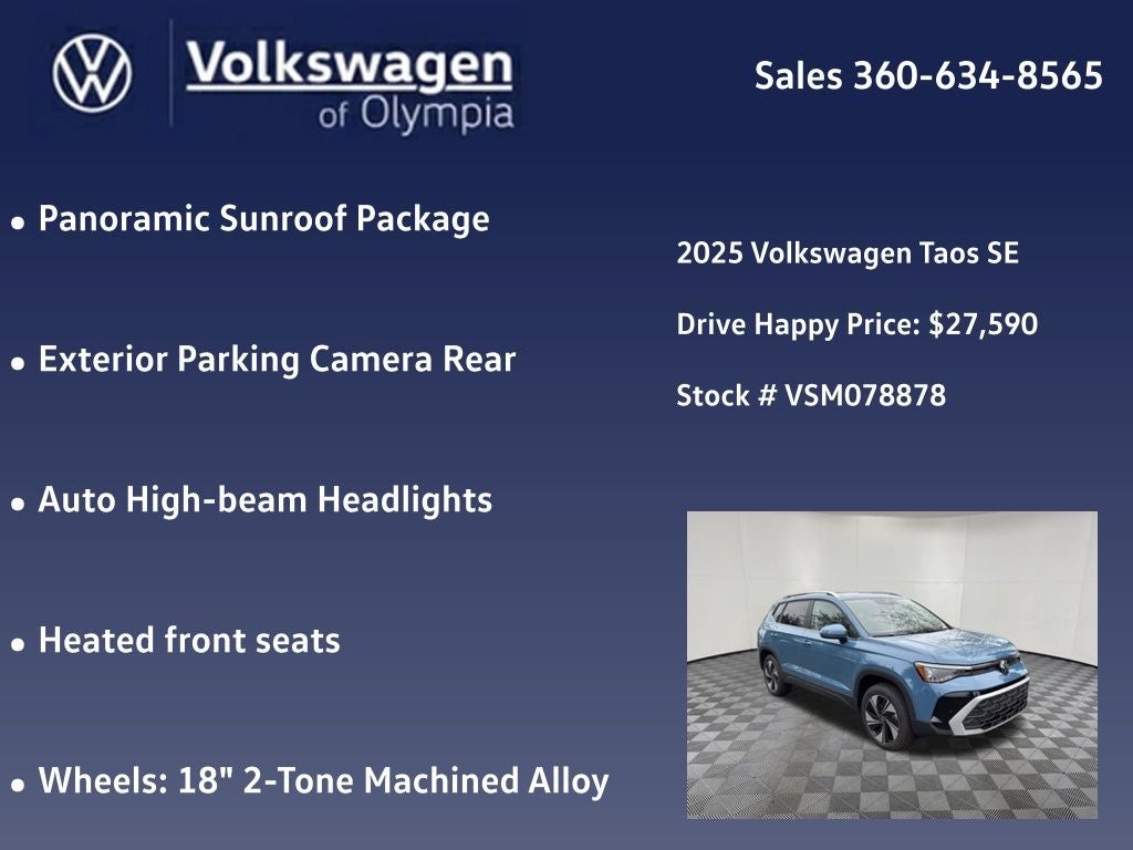 2025 Volkswagen Taos 1.5T SE