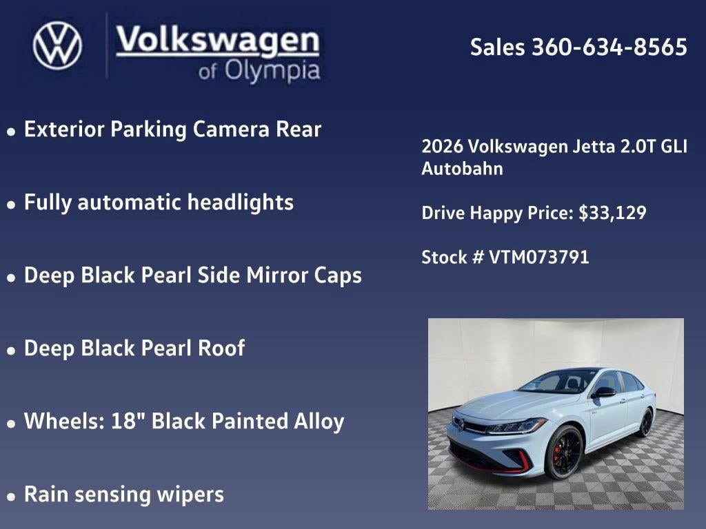 2026 Volkswagen Jetta GLI Autobahn