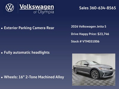 2026 Volkswagen Jetta 1.5T S