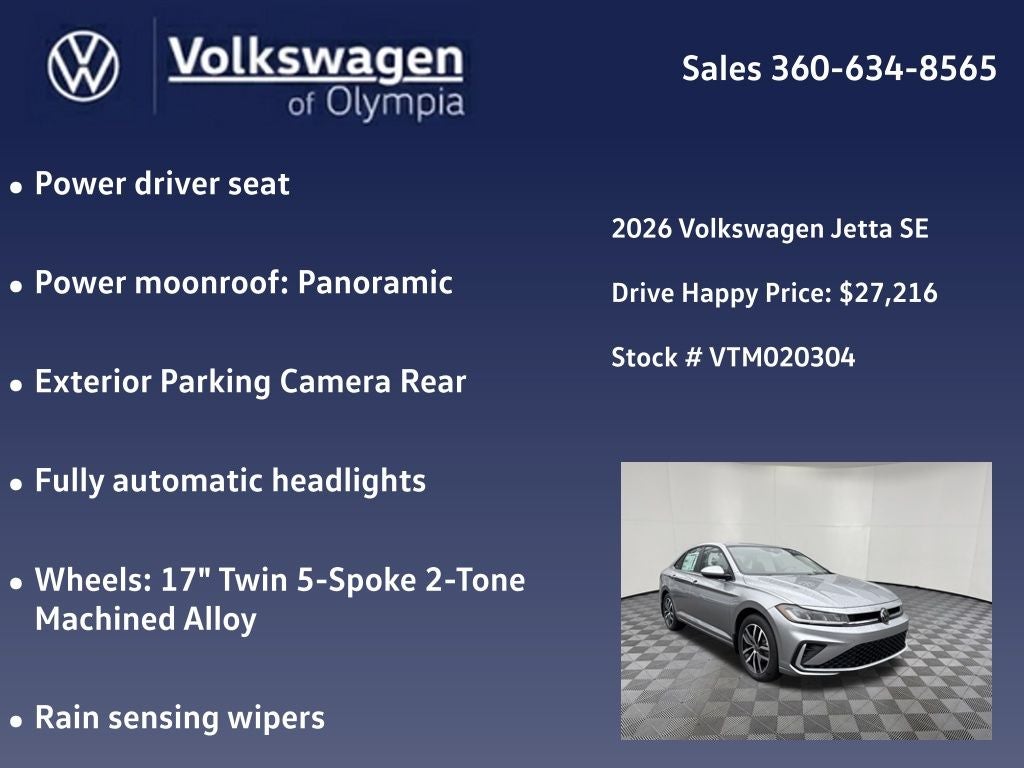 2026 Volkswagen Jetta 1.5T SE