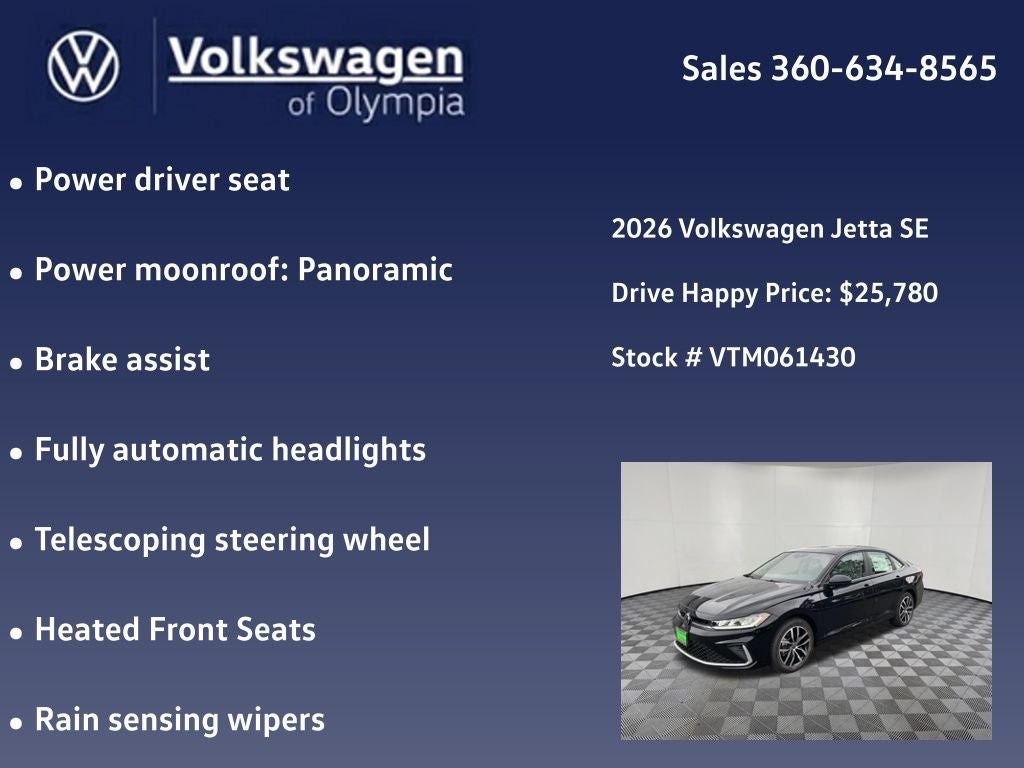 2026 Volkswagen Jetta 1.5T SE