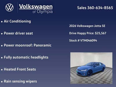 2026 Volkswagen Jetta SE