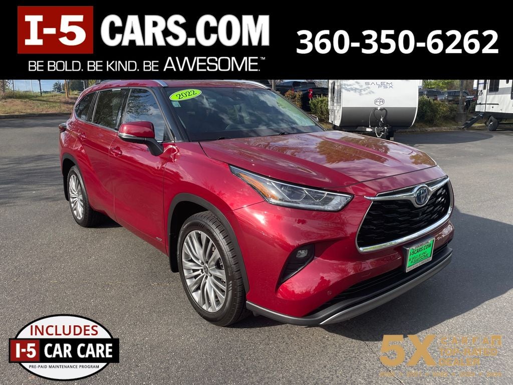 2022 Toyota Highlander Platinum Hybrid 4x4's photo