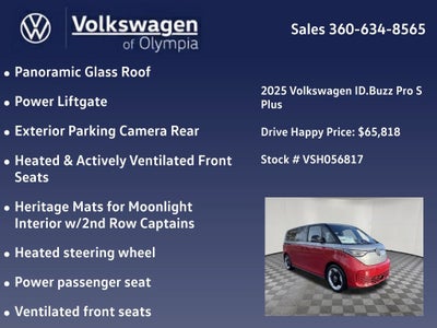 2025 Volkswagen ID. Buzz Pro S Plus