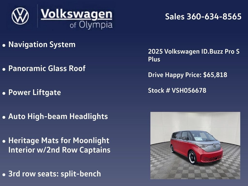 2025 Volkswagen ID. Buzz Pro S Plus