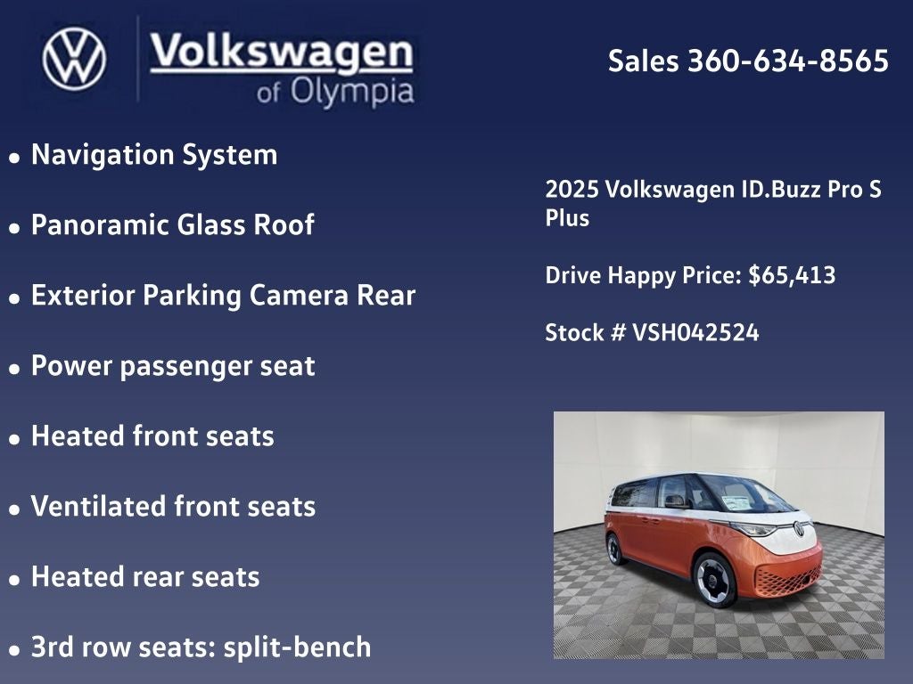 2025 Volkswagen ID. Buzz Pro S Plus