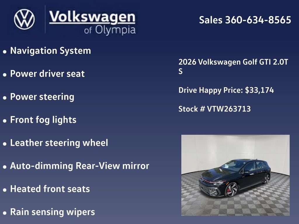 2026 Volkswagen Golf GTI S