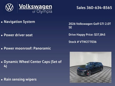 2026 Volkswagen Golf GTI SE