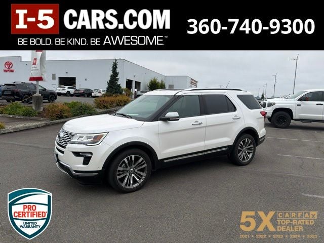 2018 Ford Explorer Platinum