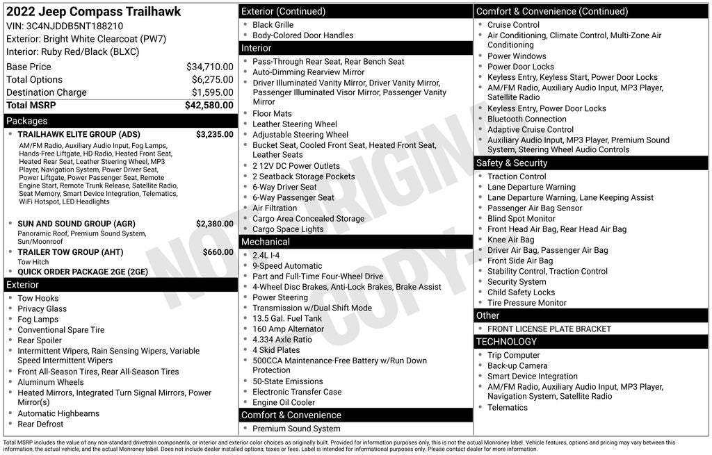 2022 Jeep Compass Trailhawk