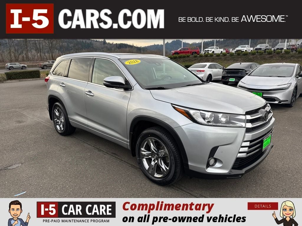 2018 Toyota Highlander Limited Platinum