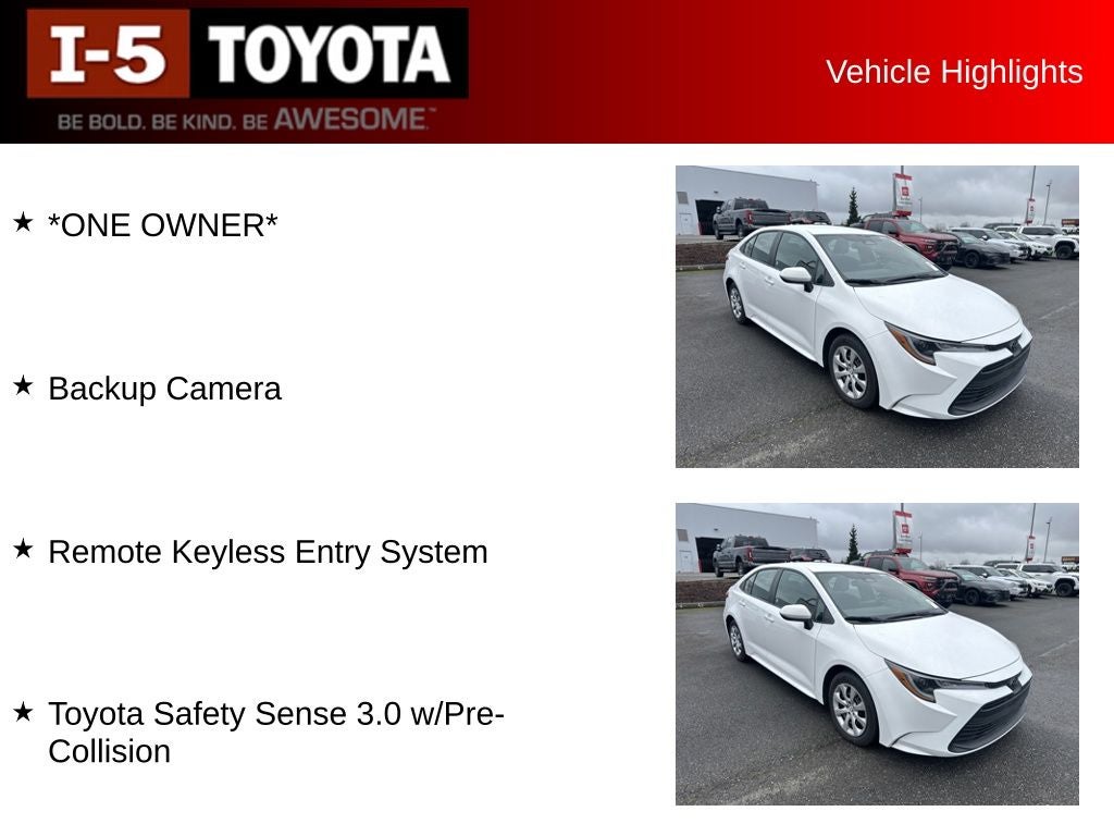 2025 Toyota Corolla LE