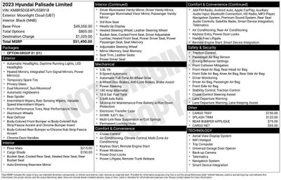 2023 Hyundai Palisade Limited