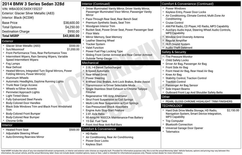 2014 BMW 3 Series 328d