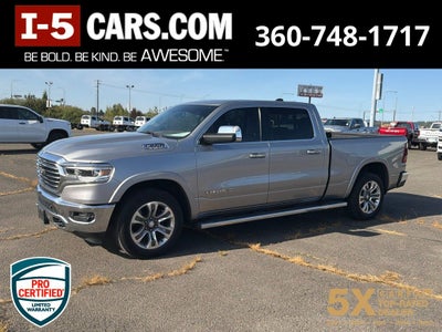 2019 RAM 1500 Longhorn Crew Cab 4x4 6'4' Box