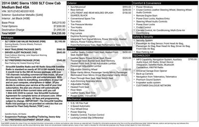 2014 GMC Sierra 1500 SLT
