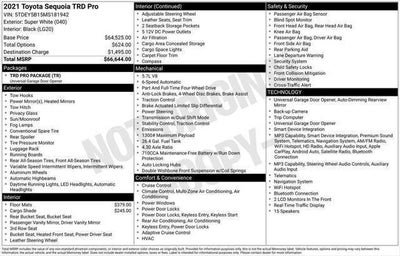 2021 Toyota Sequoia TRD Pro
