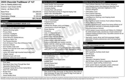 2025 Chevrolet TrailBlazer AWD LT
