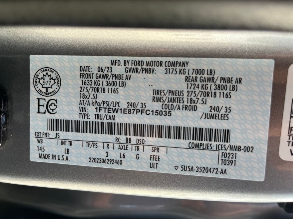 2023 Ford F-150 Tremor