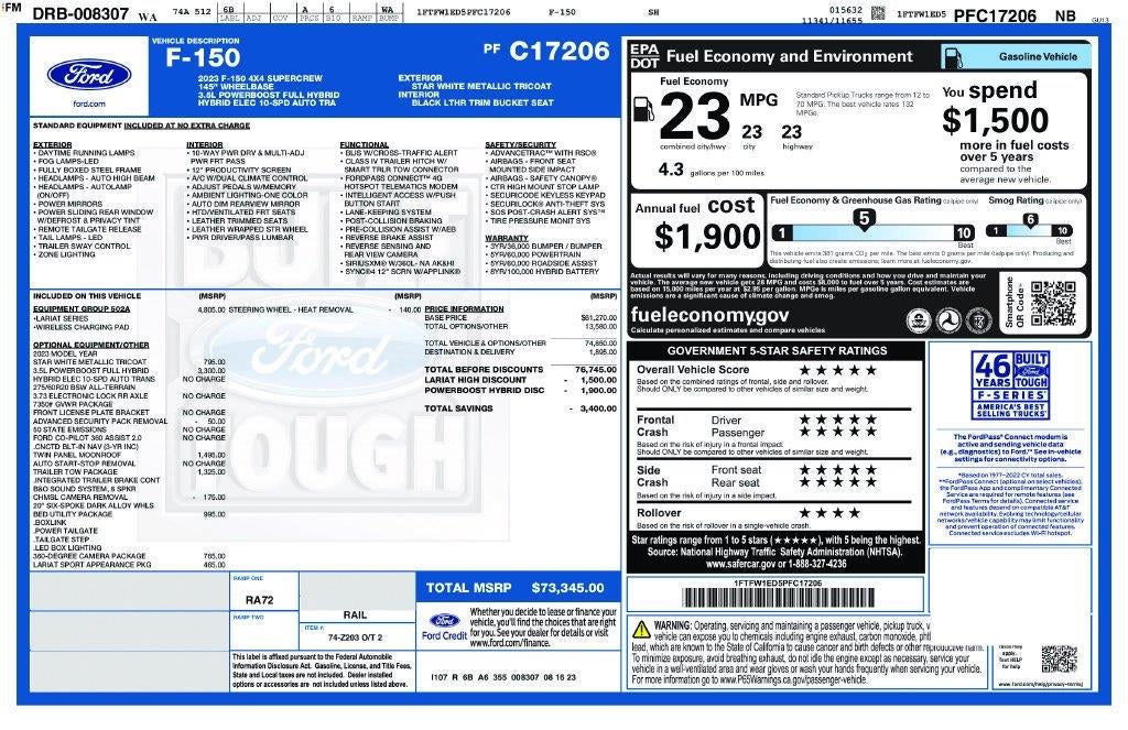 2023 Ford F-150 LARIAT