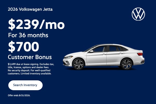 2026 Volkswagen Jetta