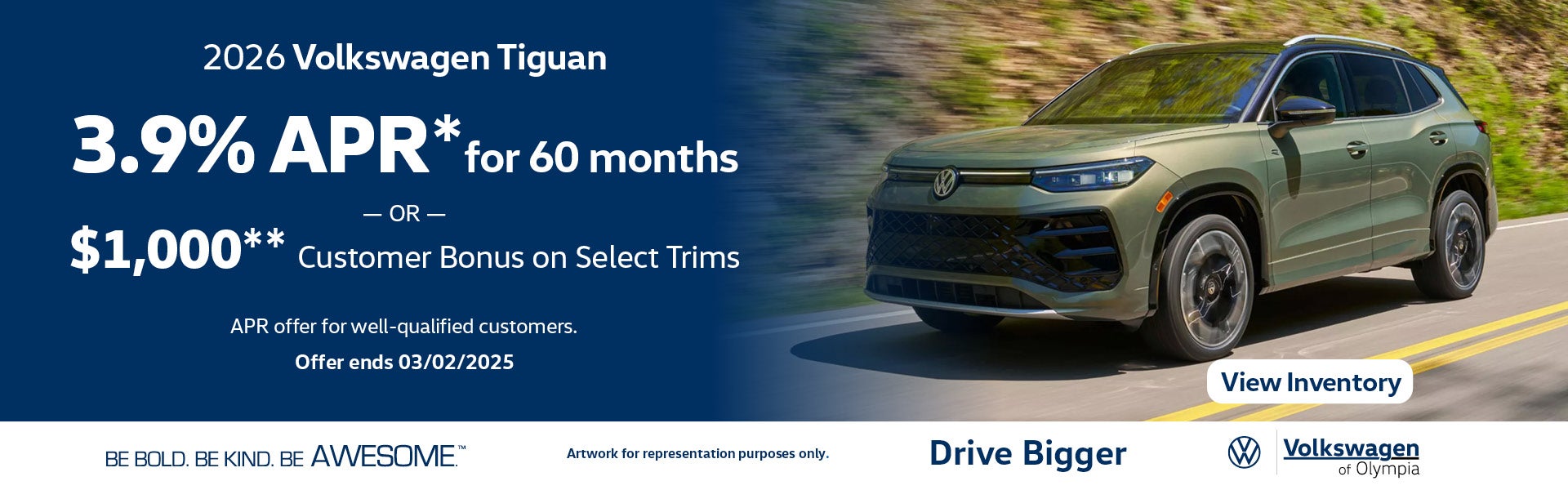 VW Tiguan February 2026 Incentives Western Washington