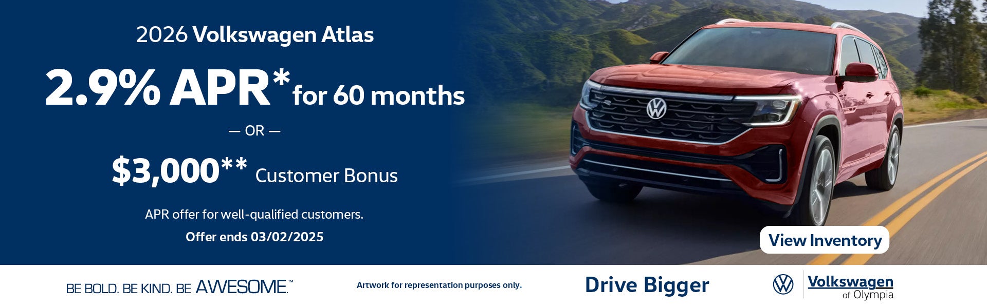 VW Atlas February 2026 Incentives Western Washington