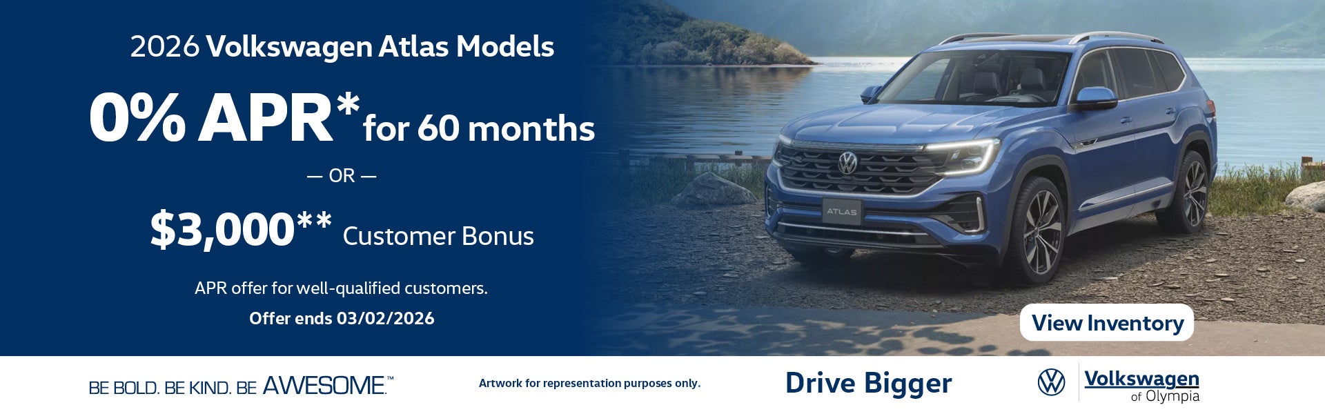 VW Atlas February 2026 Incentives Western Washington