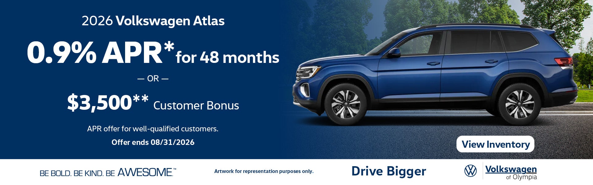 2026 Atlas Incentives July 2026 Washington State