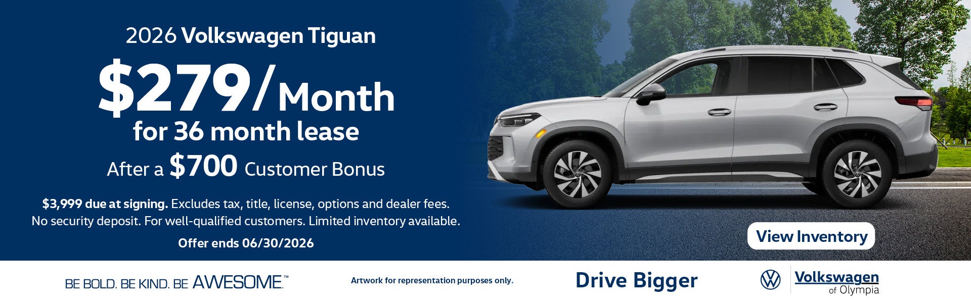 Tiguan June 2026 Incentives