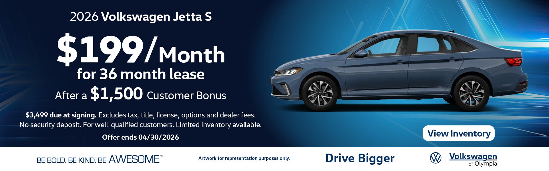 Jetta Lease March 2026 Washington