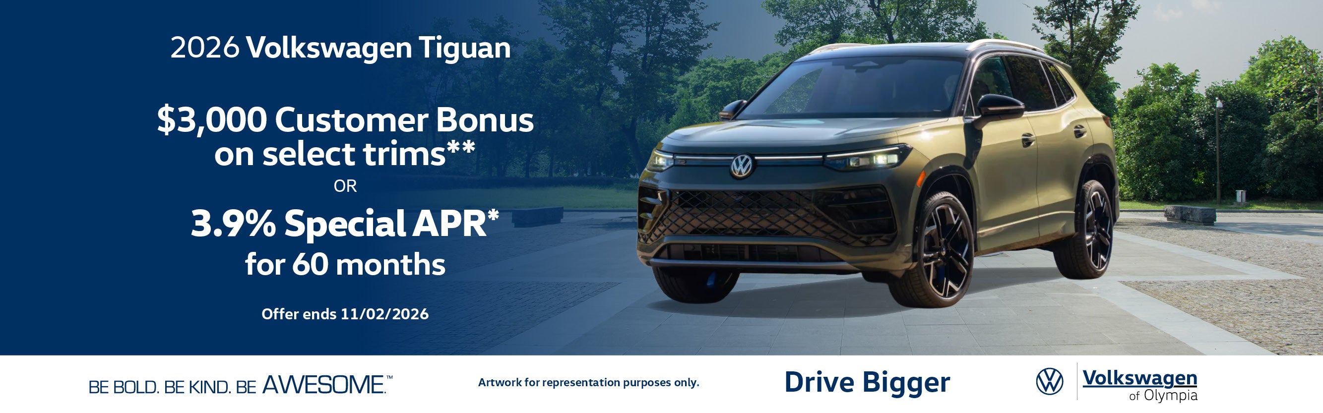 Tiguan October 2026 Incentives