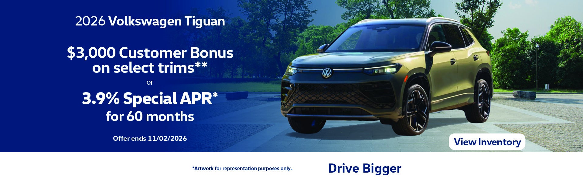 Tiguan October 2026 special